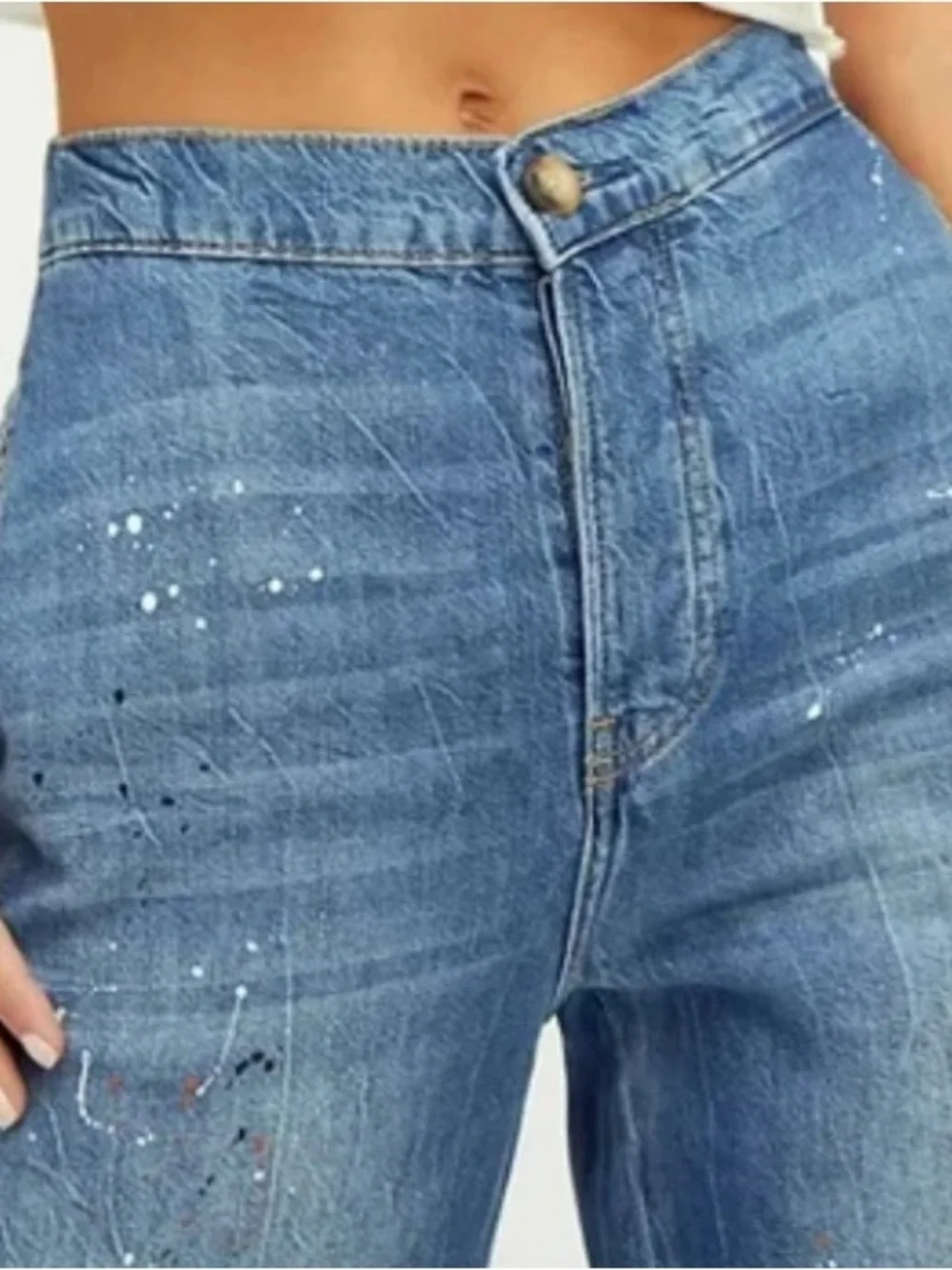 Free People Dustbowl Wide leg Jeans Size 26